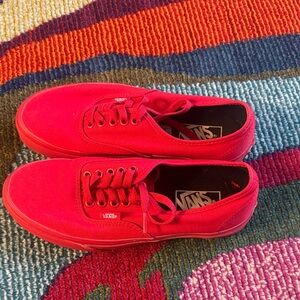 Vans Women’s Vibrant Red Sneakers